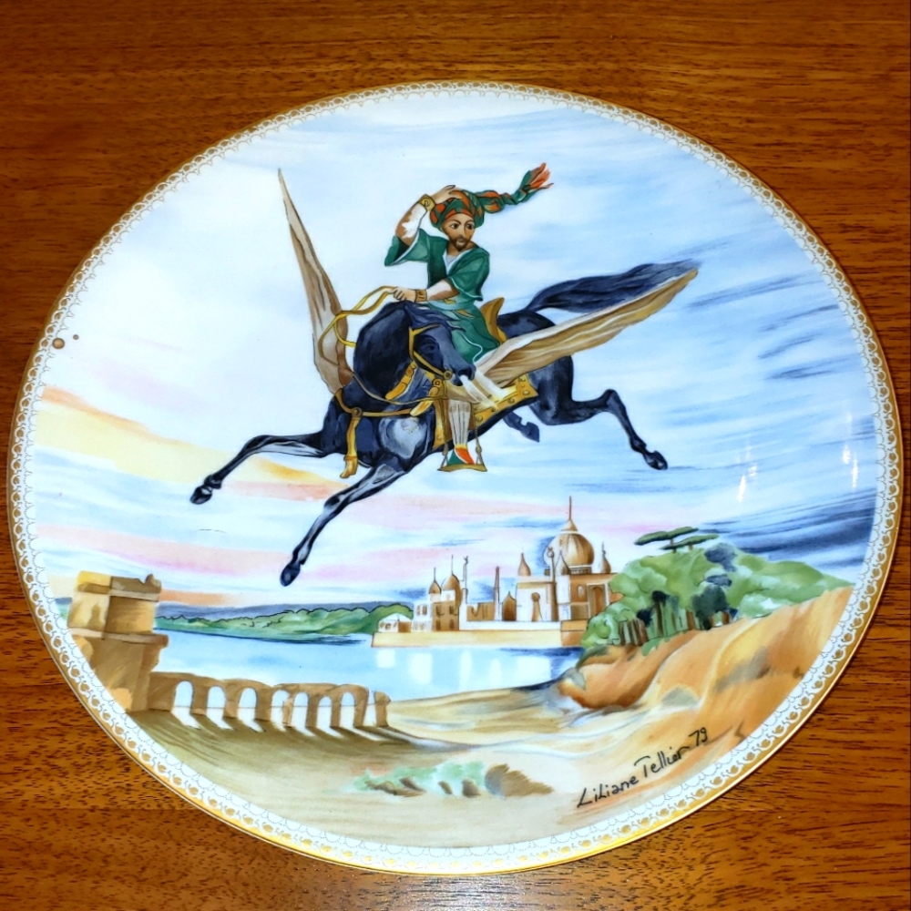 Limoges Signed Collector Plate